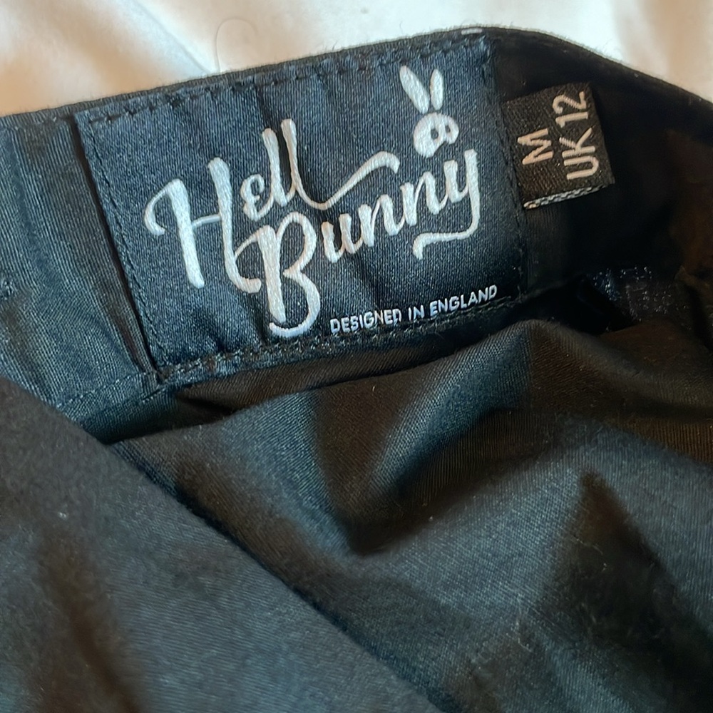 Hell Bunny Graveyard Vintage Style Skirt with Pockets - Picture 4 of 4